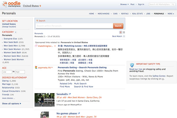 Free hookup sites like craigslist in Xiamen